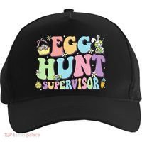 Egg Hunt Supervisor Eggs Hunting Easter Day Parents Mom Dad Five-Panel Snapback Cap thumb 0