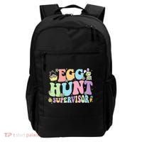 Egg Hunt Supervisor Eggs Hunting Easter Day Parents Mom Dad Backpack thumb 0