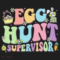 Egg Hunt Supervisor Eggs Hunting Easter Day Parents Mom Dad Hat thumb 2