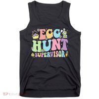 Egg Hunt Supervisor Eggs Hunting Easter Day Parents Mom Dad Tank Top thumb 0