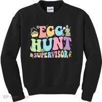 Egg Hunt Supervisor Eggs Hunting Easter Day Parents Mom Dad Kids Sweatshirt thumb 0
