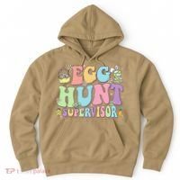Egg Hunt Supervisor Eggs Hunting Easter Day Parents Mom Dad Hoodie thumb 0