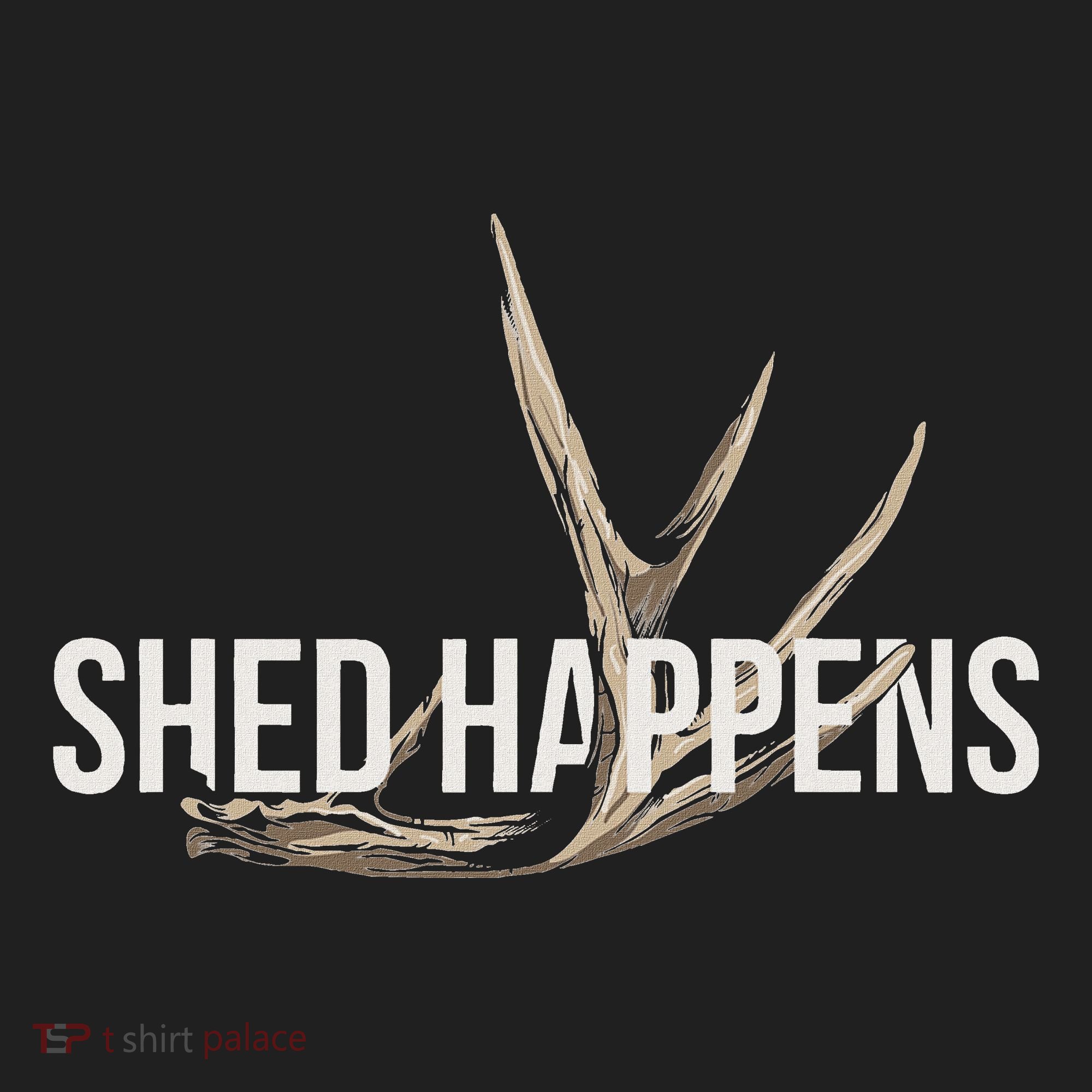 Elk Hunter Shed Happens Funny Deer Hunting Beanie