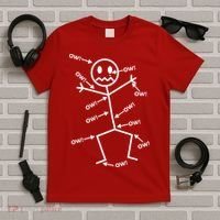 Everything Hurts Stick Man In Pain T-Shirt thumb 5