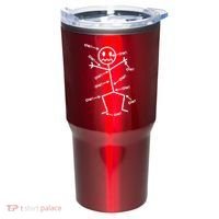 Everything Hurts Stick Man In Pain Tumbler thumb 0