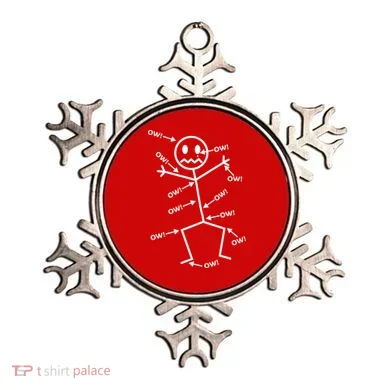 Everything Hurts Stick Man In Pain Ornament