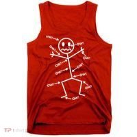Everything Hurts Stick Man In Pain Tank Top thumb 0