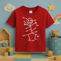 Everything Hurts Stick Man In Pain Toddler T-Shirt thumb 3