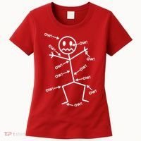 Everything Hurts Stick Man In Pain Women's T-Shirt thumb 0