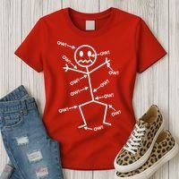 Everything Hurts Stick Man In Pain Women's T-Shirt thumb 3