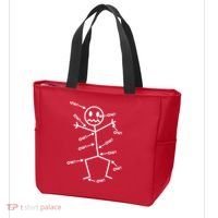 Everything Hurts Stick Man In Pain Tote Bag thumb 3