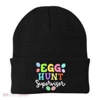 Egg Hunt Supervisor Funny Easter Mom Dad  Beanie thumb 0