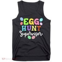 Egg Hunt Supervisor Funny Easter Mom Dad  Tank Top thumb 0