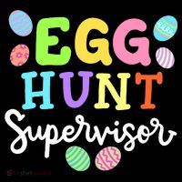 Egg Hunt Supervisor Funny Easter Mom Dad  Tank Top thumb 6