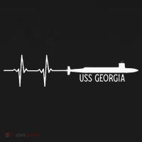 Ekg Heartbeat Uss Georgia Ssgn729 Submarine Women's Tank Top thumb 5
