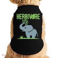 Elephant Herbivore Vegan Vegetarian Cute Doggie Tank thumb 0
