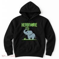 Elephant Herbivore Vegan Vegetarian Cute Hoodie thumb 0