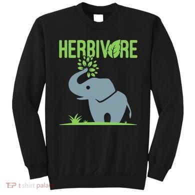 Elephant Herbivore Vegan Vegetarian Cute Sweatshirt