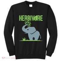 Elephant Herbivore Vegan Vegetarian Cute Sweatshirt thumb 0