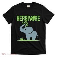 Elephant Herbivore Vegan Vegetarian Cute T-Shirt thumb 0