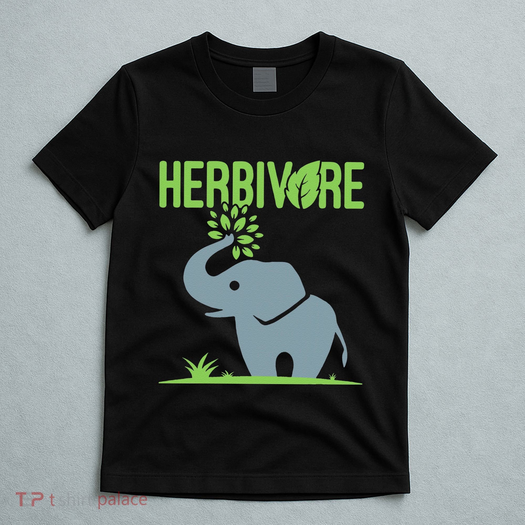Elephant Herbivore Vegan Vegetarian Cute T-Shirt