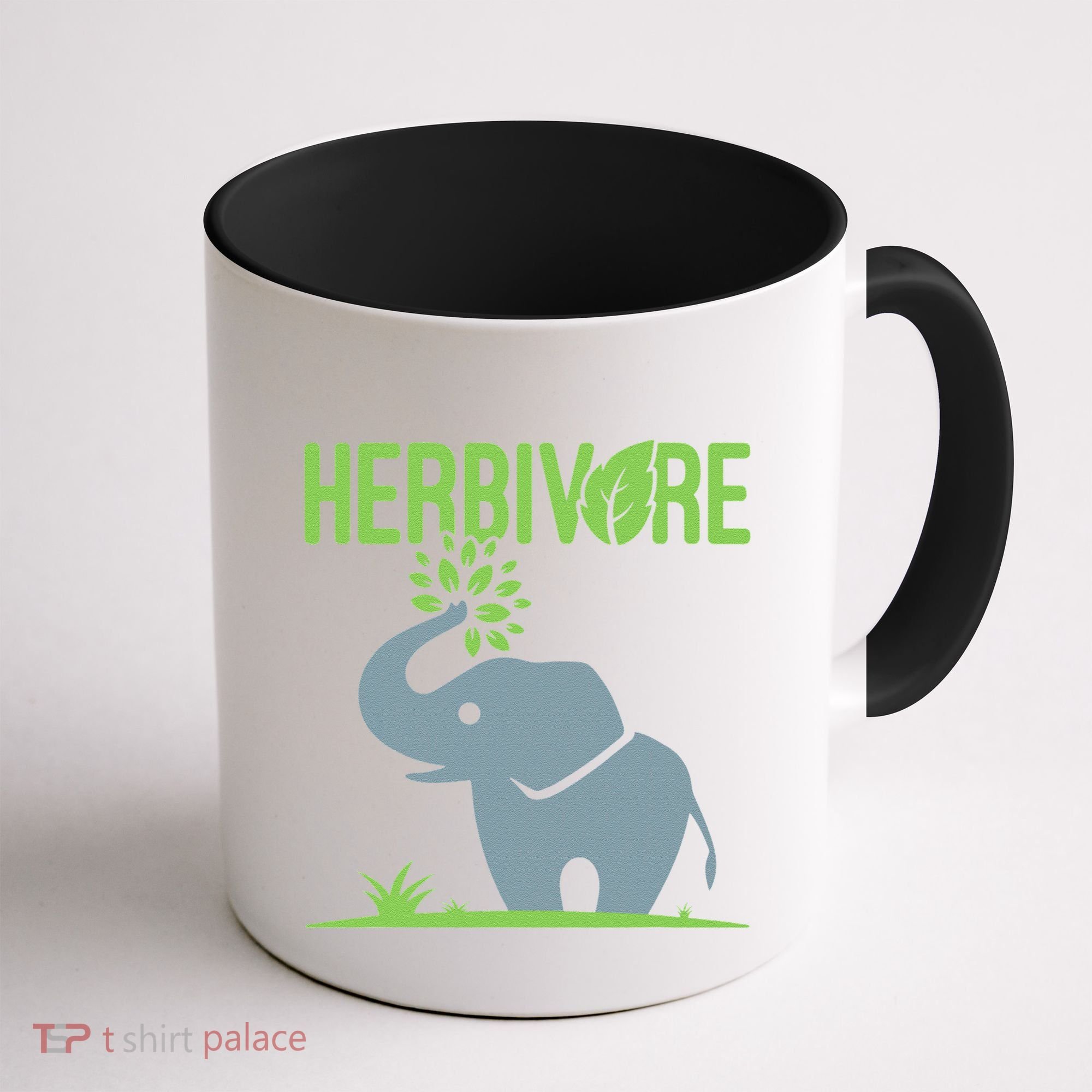 Elephant Herbivore Vegan Vegetarian Cute Coffee Mug