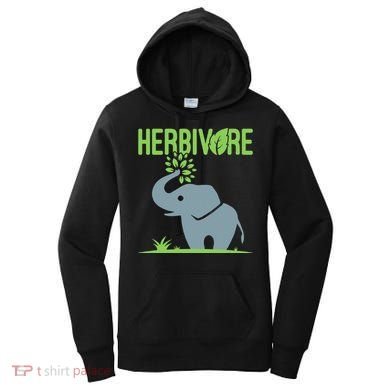 Elephant Herbivore Vegan Vegetarian Cute Women's Hoodie