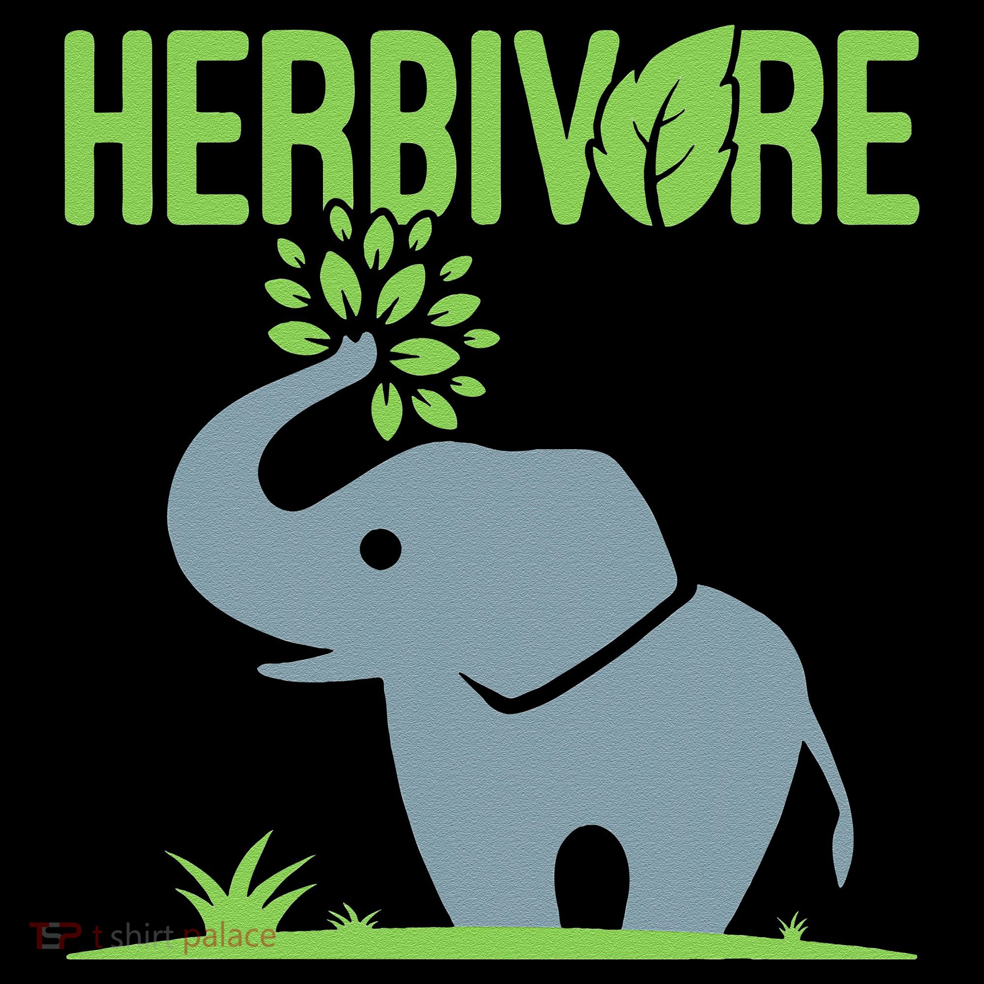 Elephant Herbivore Vegan Vegetarian Cute Women's Hoodie