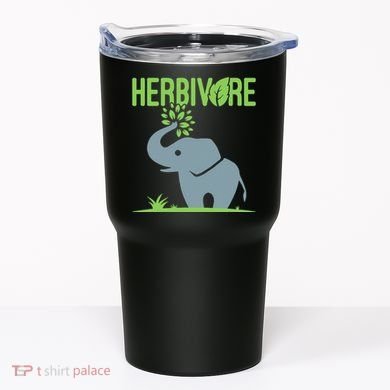 Elephant Herbivore Vegan Vegetarian Cute Tumbler