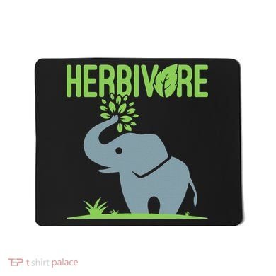 Elephant Herbivore Vegan Vegetarian Cute Mousepad