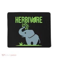 Elephant Herbivore Vegan Vegetarian Cute Mousepad thumb 0