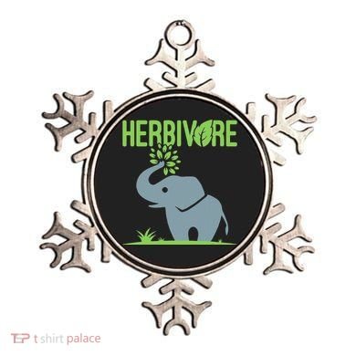 Elephant Herbivore Vegan Vegetarian Cute Ornament
