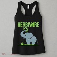 Elephant Herbivore Vegan Vegetarian Cute Women's Tank Top thumb 3