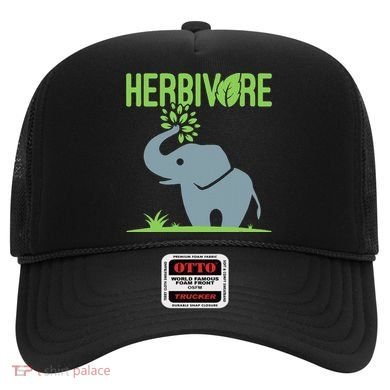 Elephant Herbivore Vegan Vegetarian Cute Hat