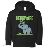 Elephant Herbivore Vegan Vegetarian Cute Toddler Hoodie thumb 0