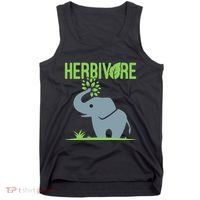 Elephant Herbivore Vegan Vegetarian Cute Tank Top thumb 0