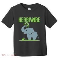 Elephant Herbivore Vegan Vegetarian Cute Toddler T-Shirt thumb 0