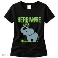 Elephant Herbivore Vegan Vegetarian Cute Women's T-Shirt thumb 0