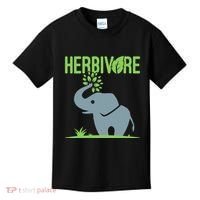Elephant Herbivore Vegan Vegetarian Cute Kids T-Shirt thumb 0