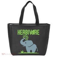 Elephant Herbivore Vegan Vegetarian Cute Tote Bag thumb 0