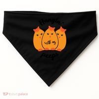 Easter Hanging With My Peeps Funny Gift USA-Made Doggie Bandana thumb 0