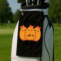 Easter Hanging With My Peeps Funny Gift Golf Towel thumb 2