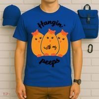 Easter Hanging With My Peeps Funny Gift T-Shirt thumb 6