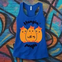 Easter Hanging With My Peeps Funny Gift Women's Tank Top thumb 3