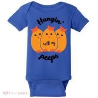 Easter Hanging With My Peeps Funny Gift Baby Bodysuit thumb 0