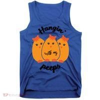 Easter Hanging With My Peeps Funny Gift Tank Top thumb 0