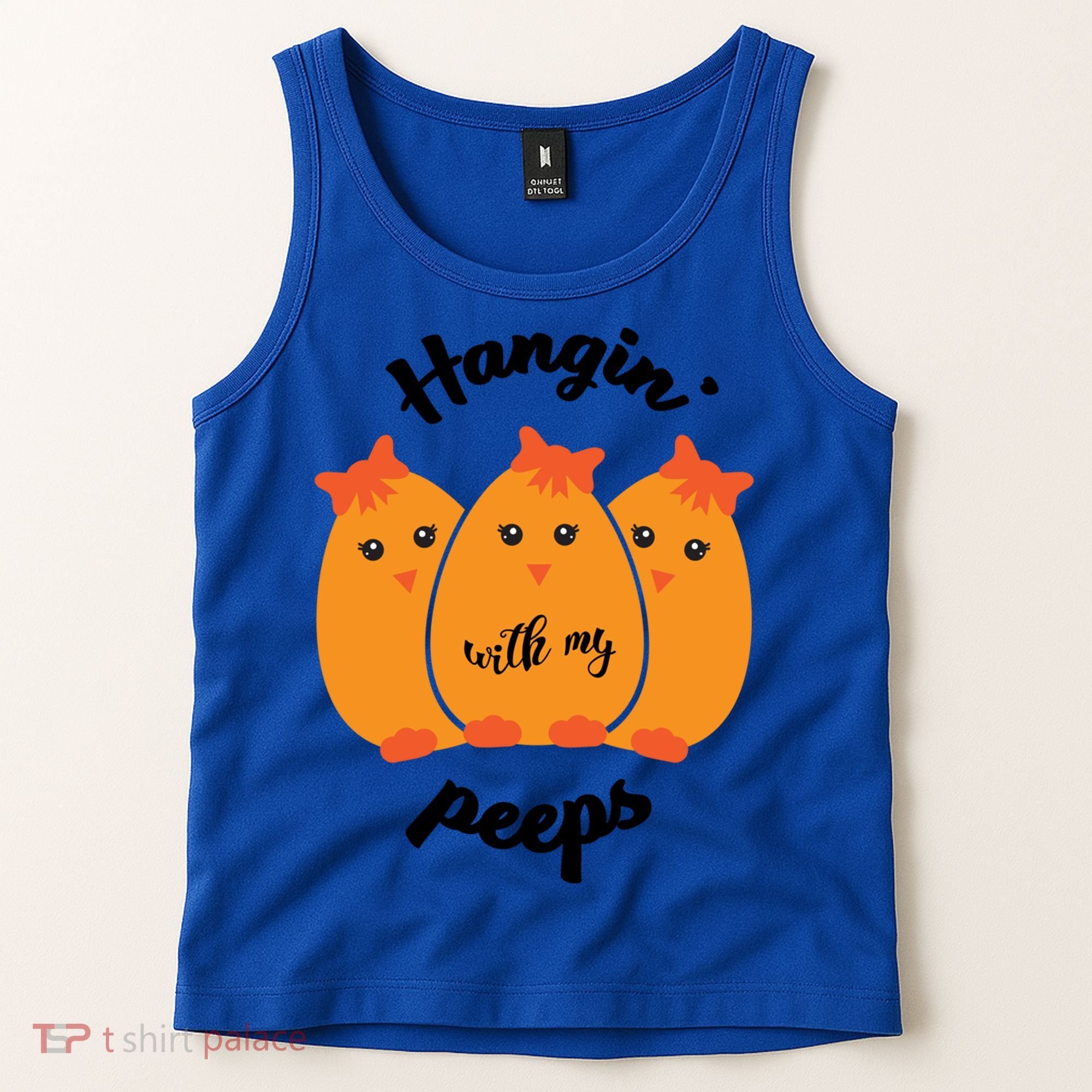 Easter Hanging With My Peeps Funny Gift Tank Top
