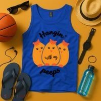 Easter Hanging With My Peeps Funny Gift Tank Top thumb 4