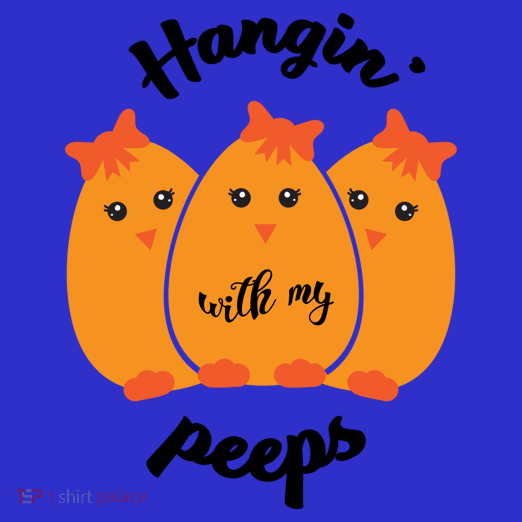 Easter Hanging With My Peeps Funny Gift Visor