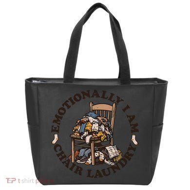 Emotionally I Am Chair Laundry Tote Bag
